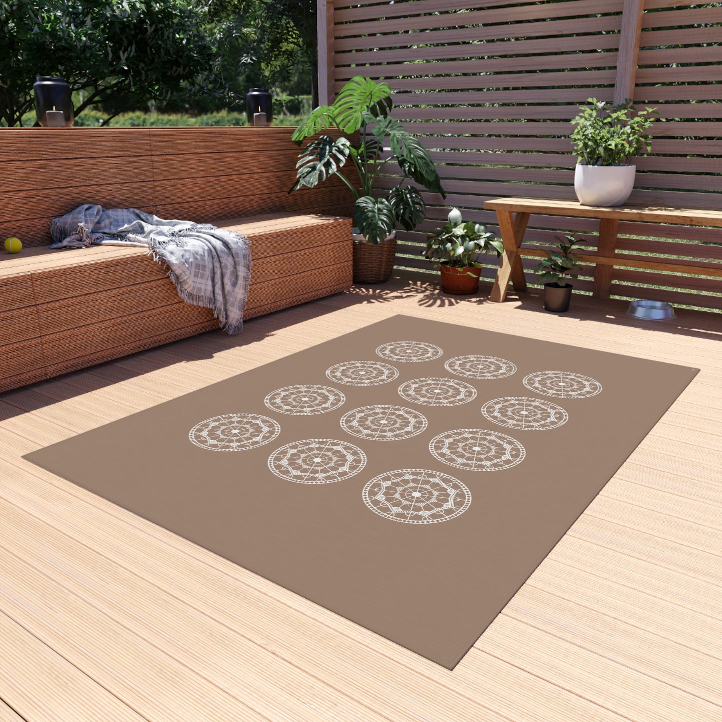 Earthy Horizon outdoor rug