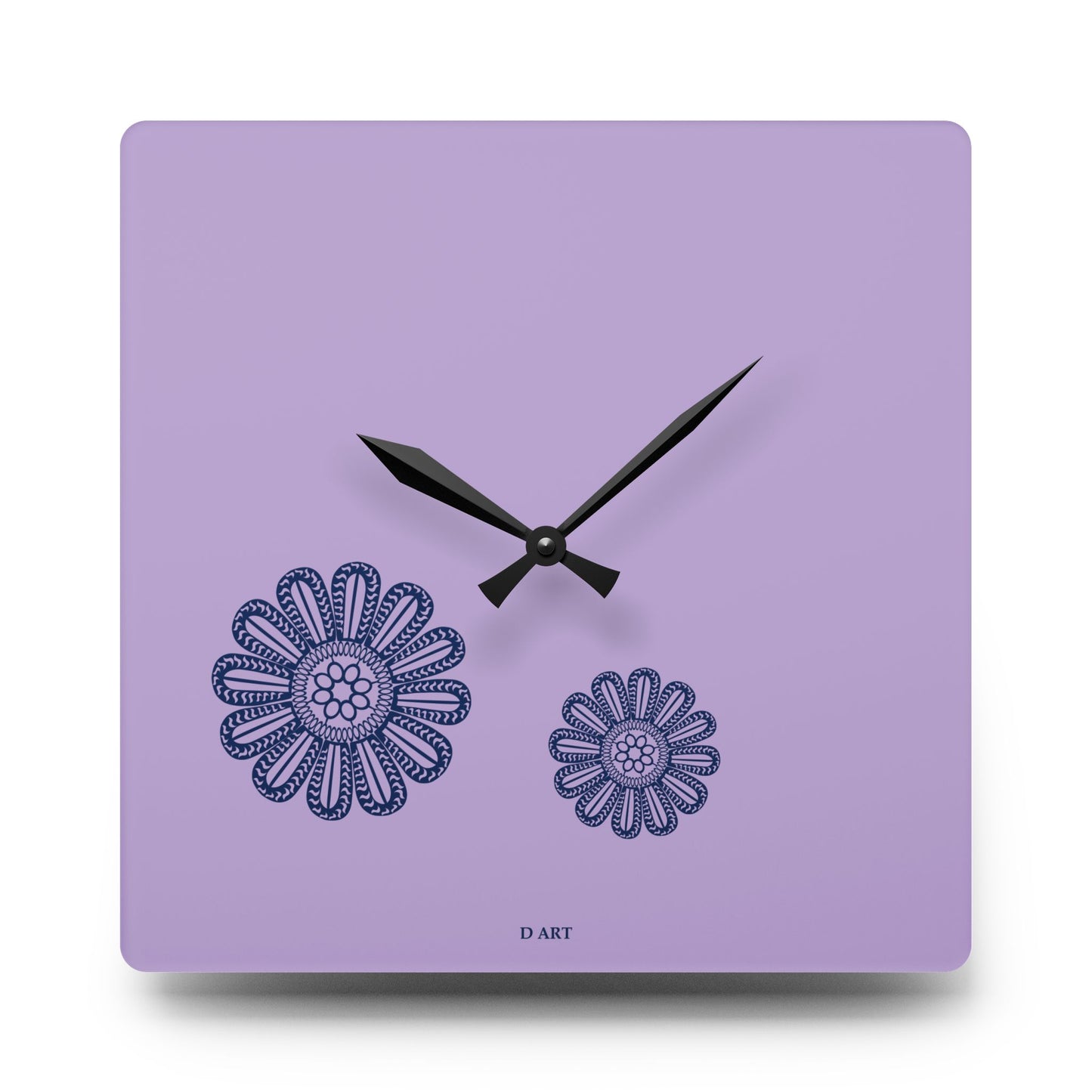 Dreamy Lilac wall clock - D ART Studio