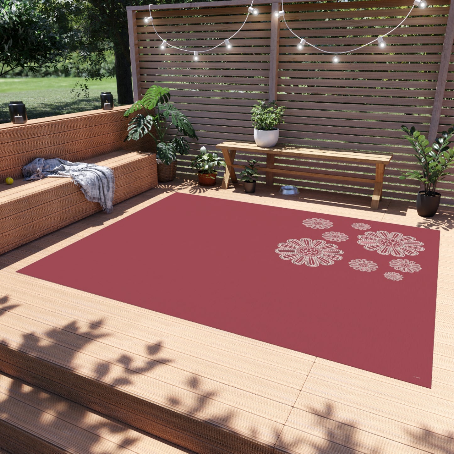 Almond Blossom outdoor rug