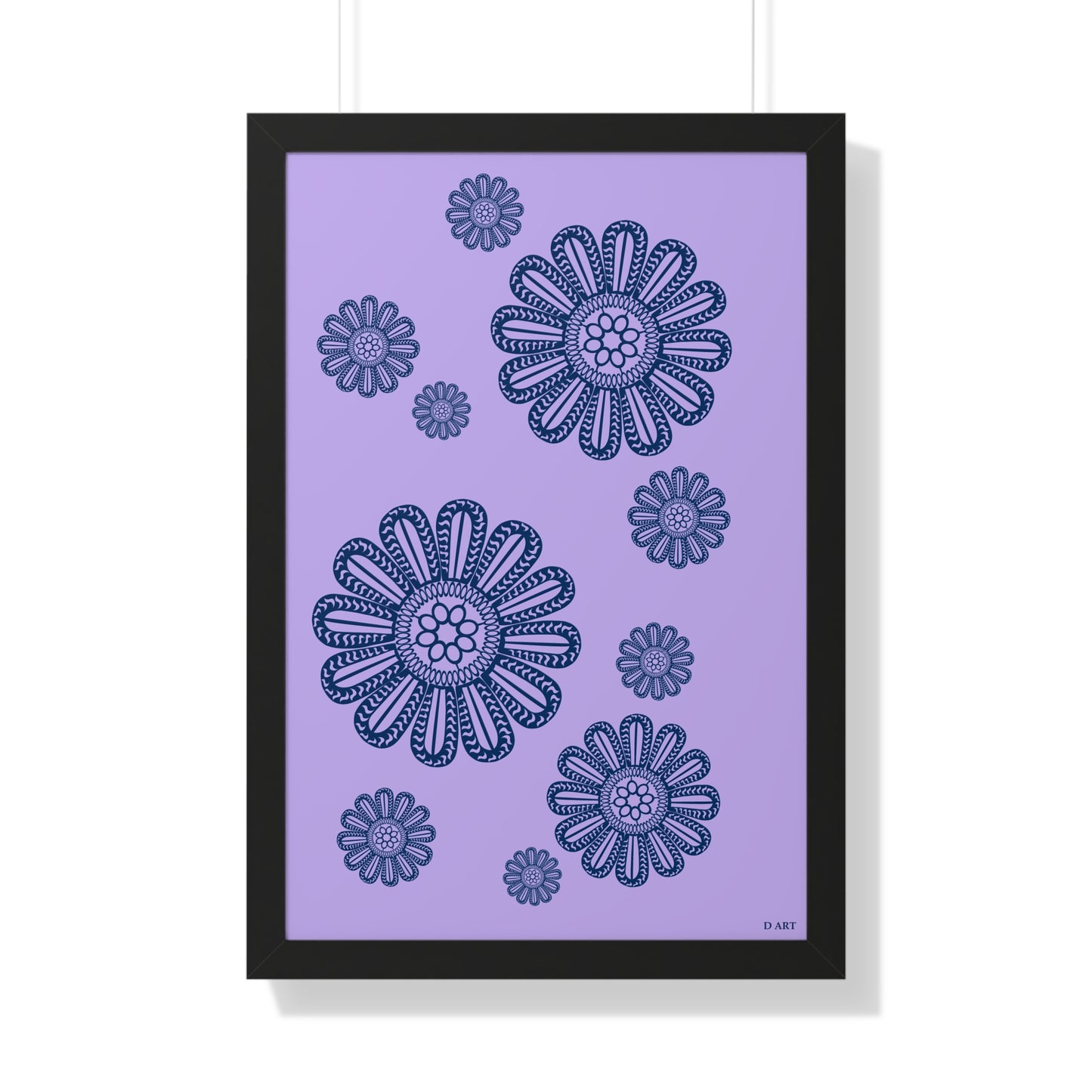 Dreamy Lilac framed art - D ART Studio