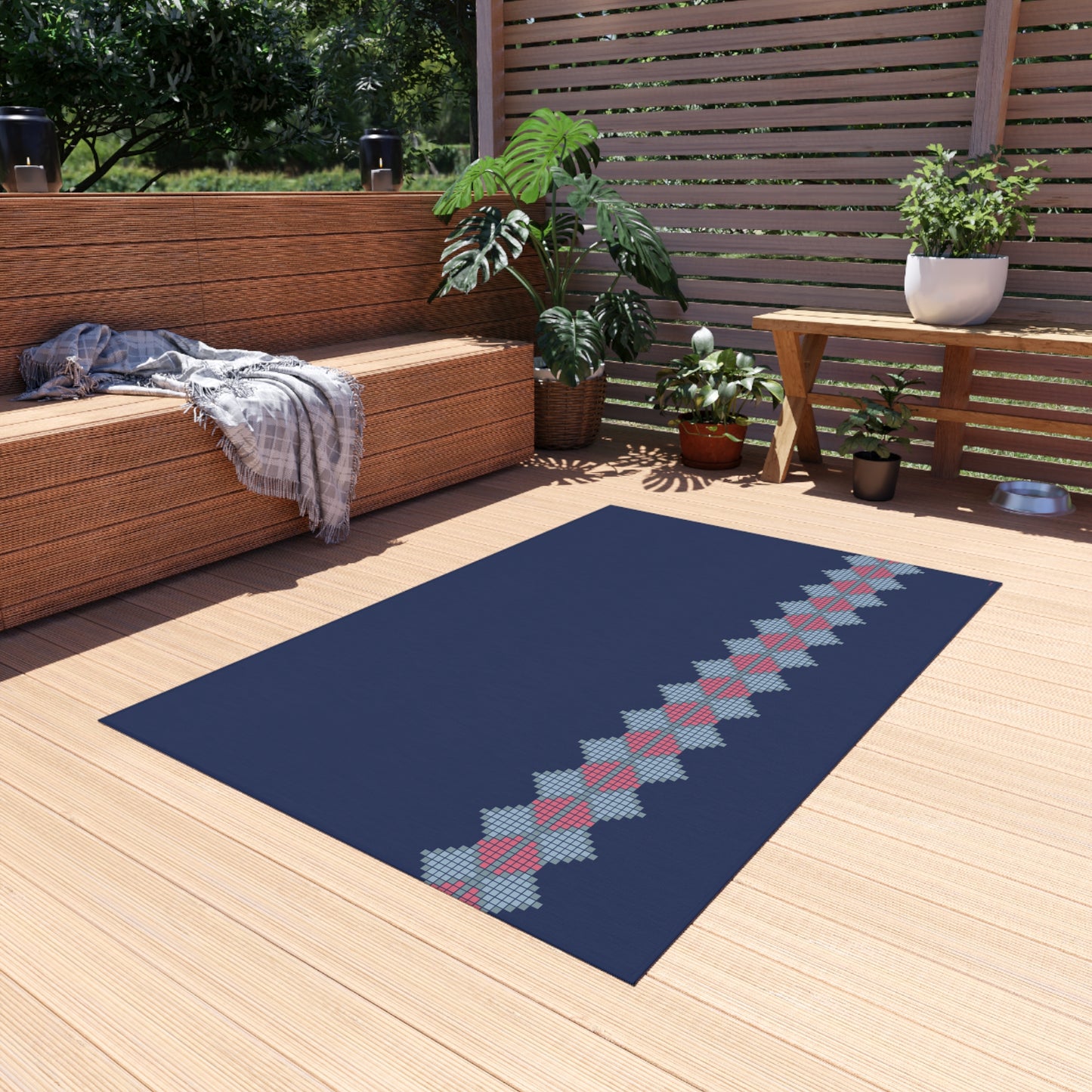 Blush Tides outdoor rug