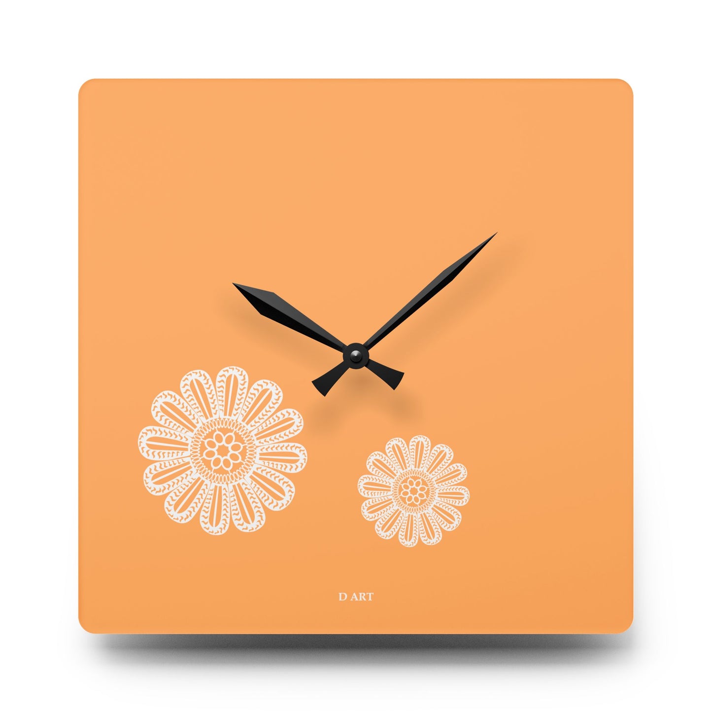 Peachy Sunset wall clock - D ART Studio