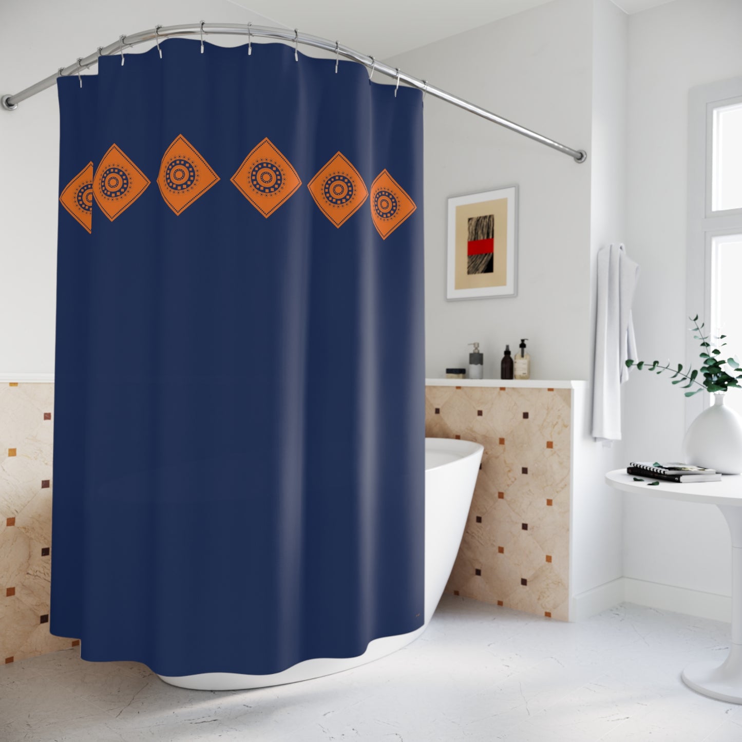 Dusk Tones shower curtain