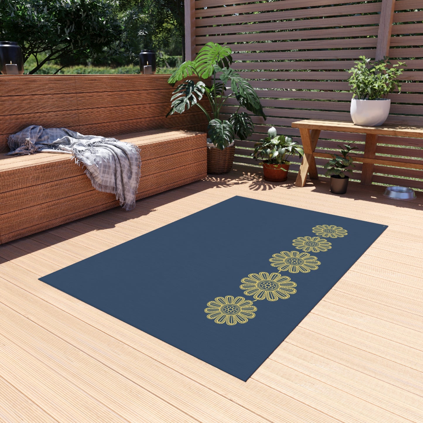 Sun on the String outdoor rug - D ART Studio