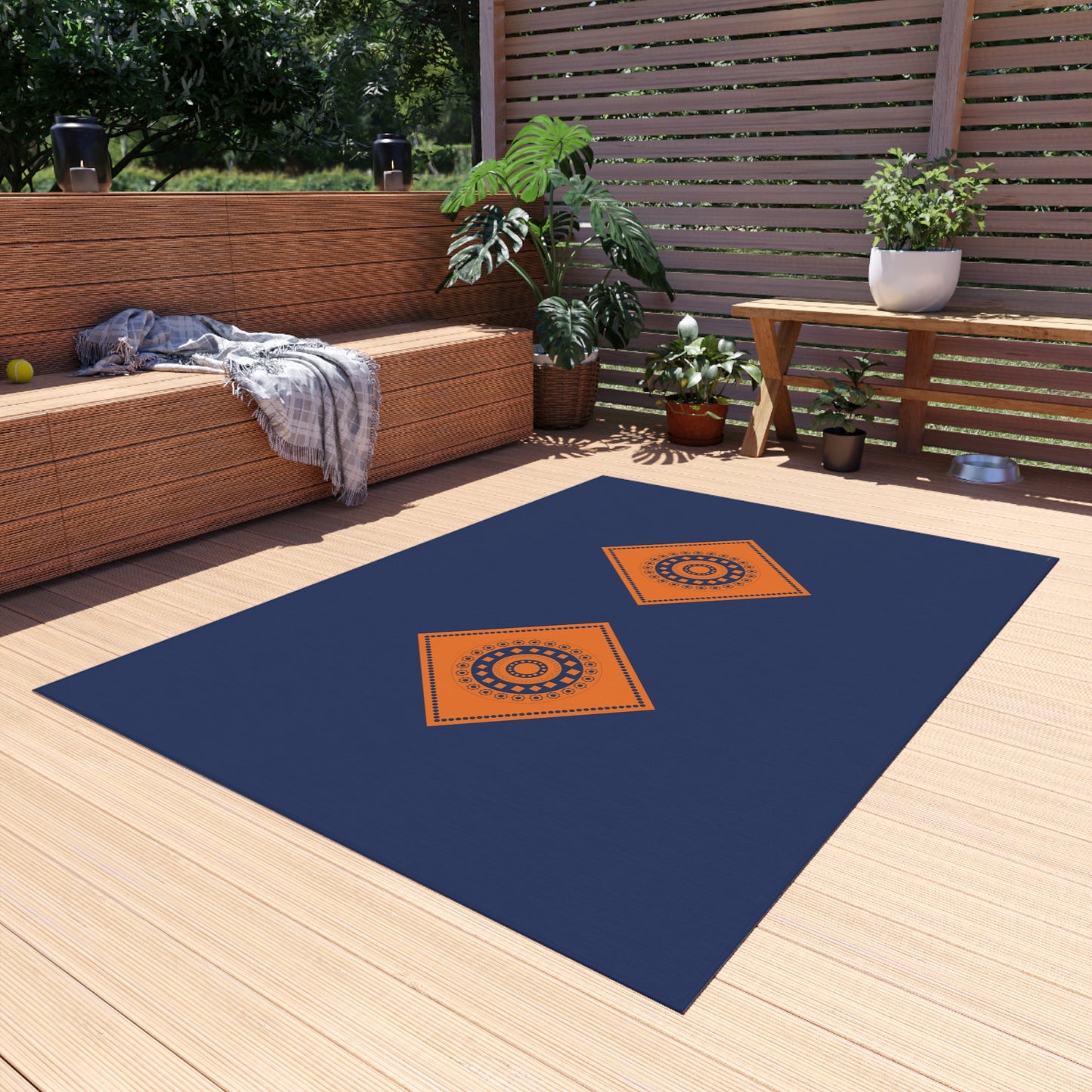 Dusk Tones outdoor rug