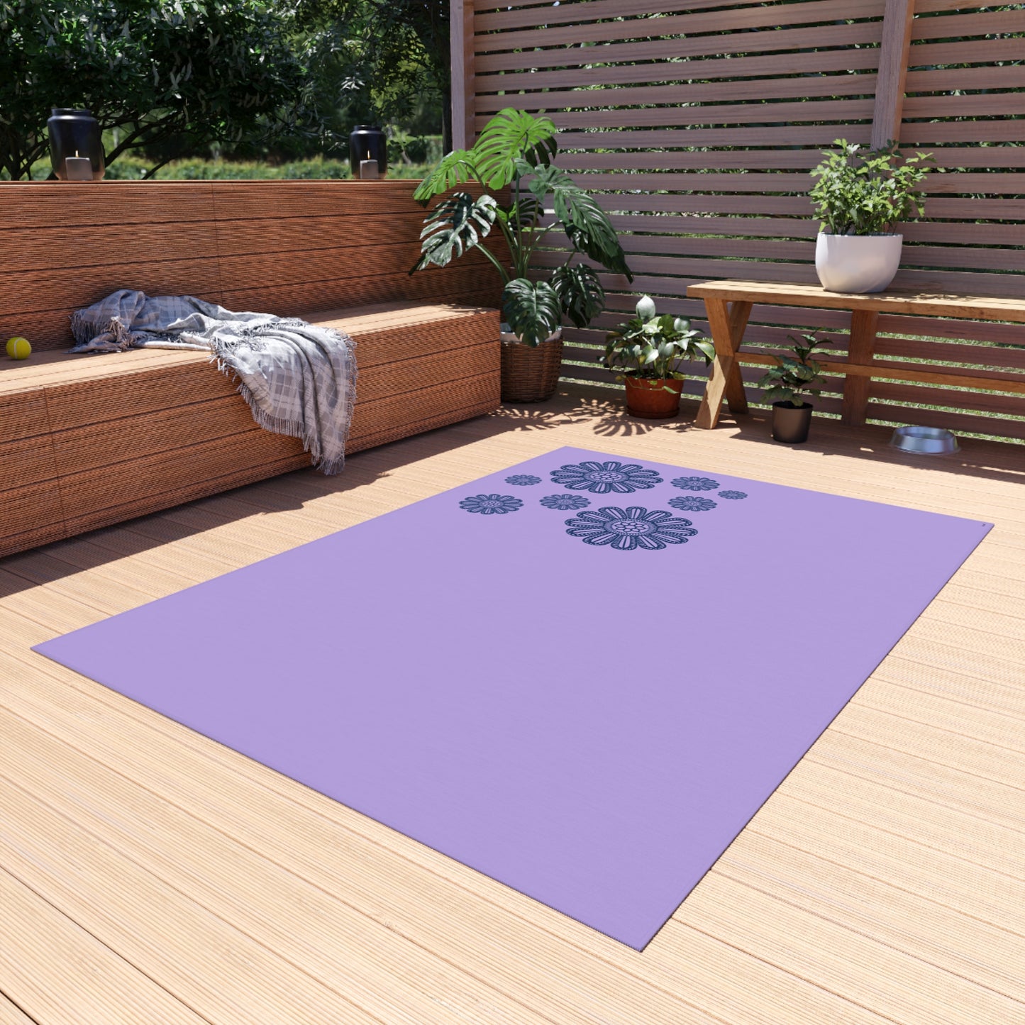 Dreamy Lilac outdoor rug - D ART Studio