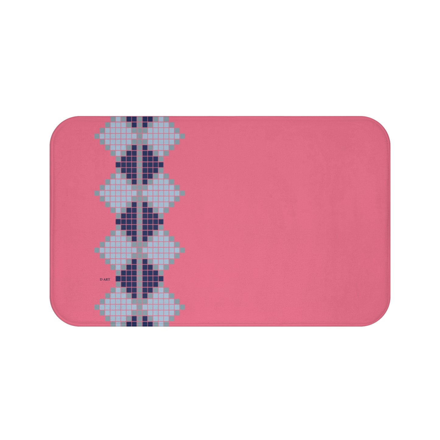 Pink Lagoon bath mat