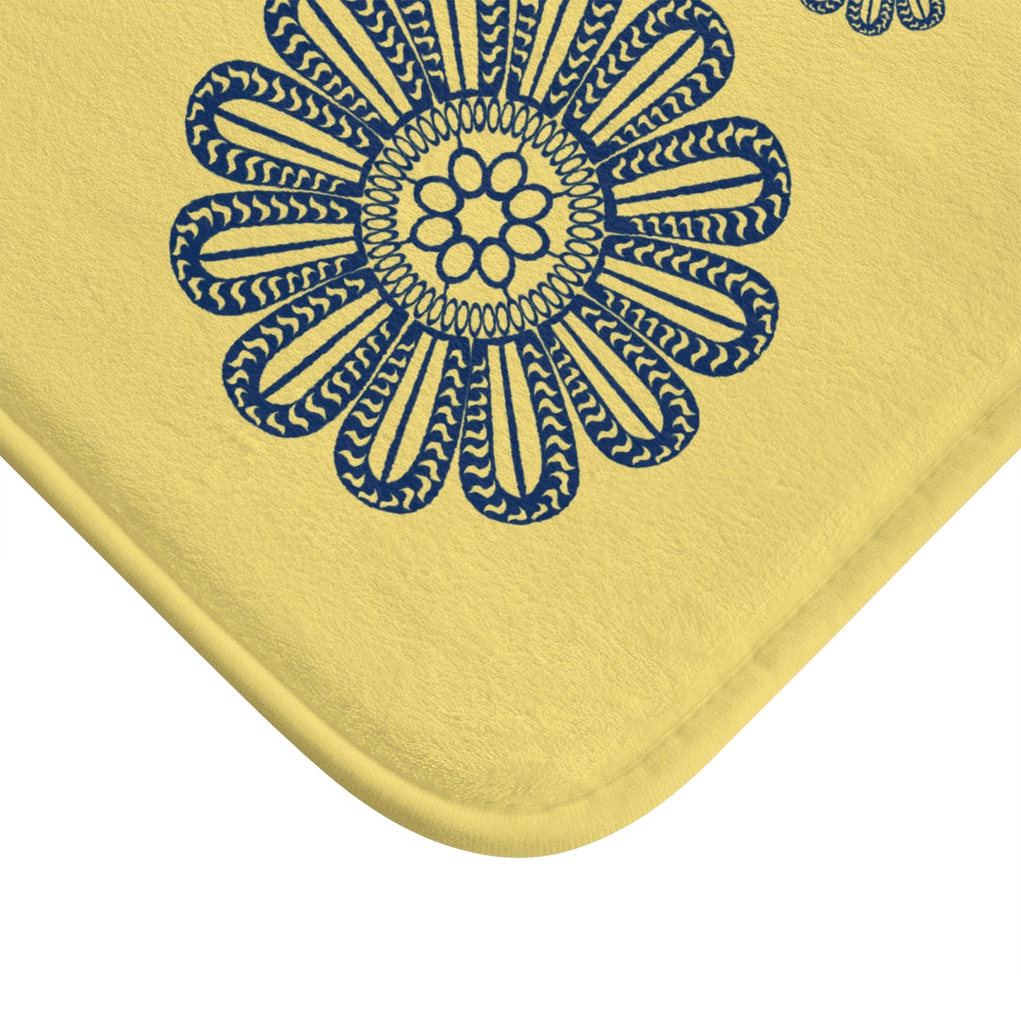 Sunlit Navy bath mat