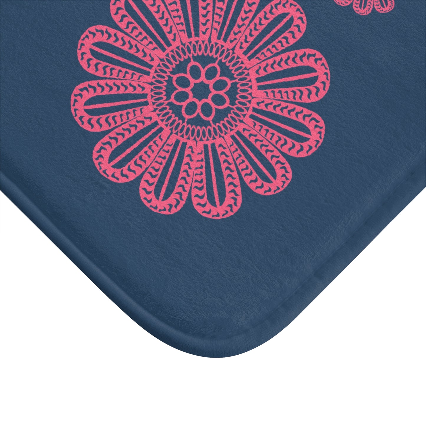 Midnight Blossoms bath mat