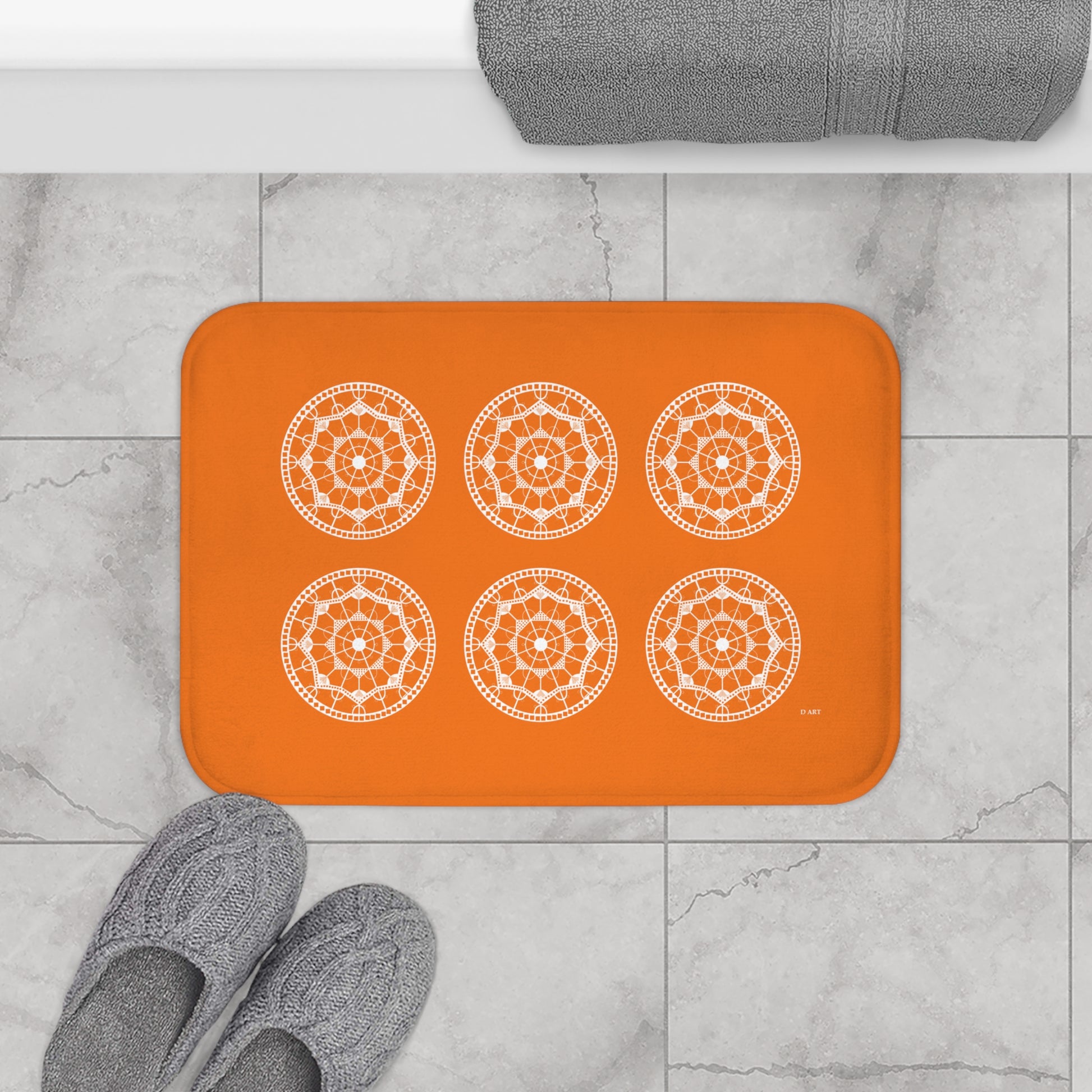 Sunset Blaze bath mat - D ART Studio