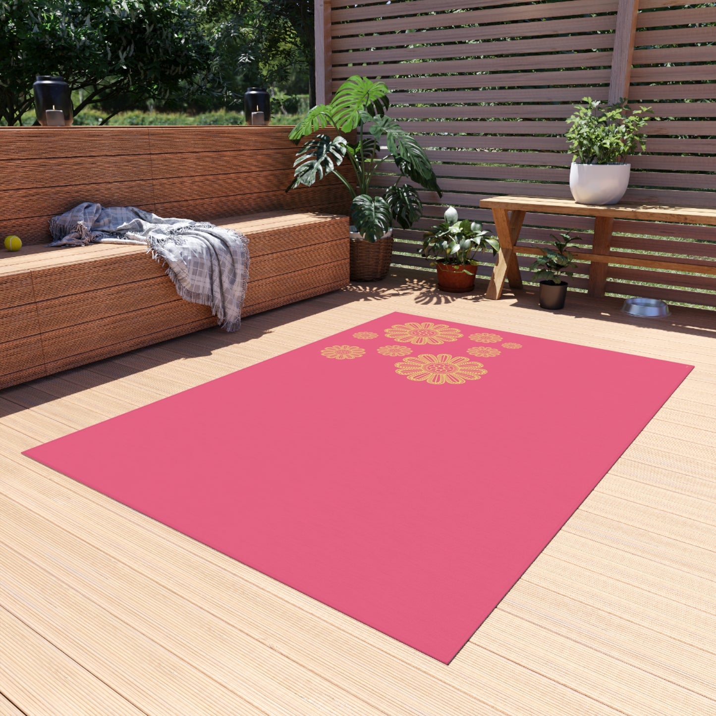 Pink Lemonade outdoor rug