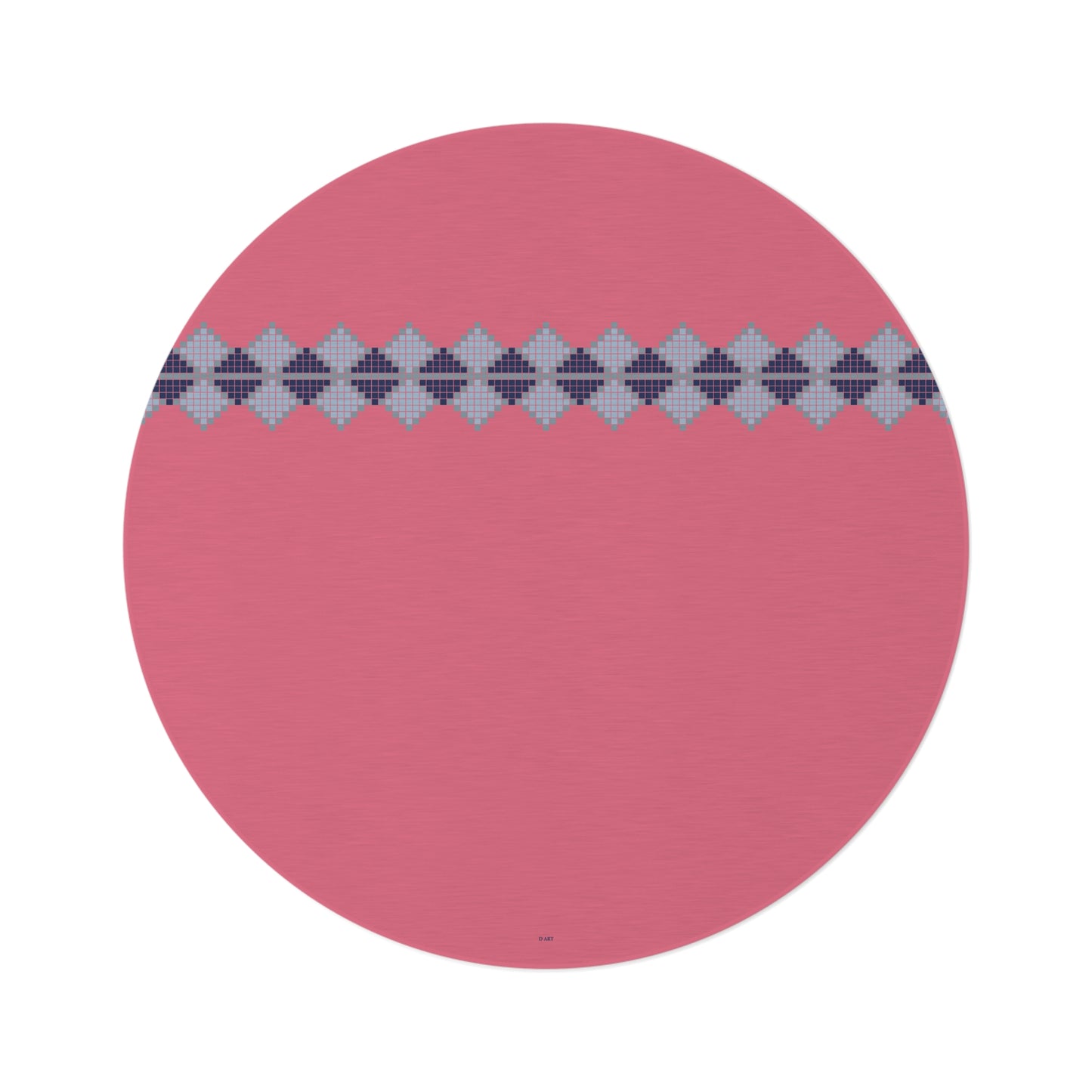 Pink Lagoon round area rug - D ART Studio