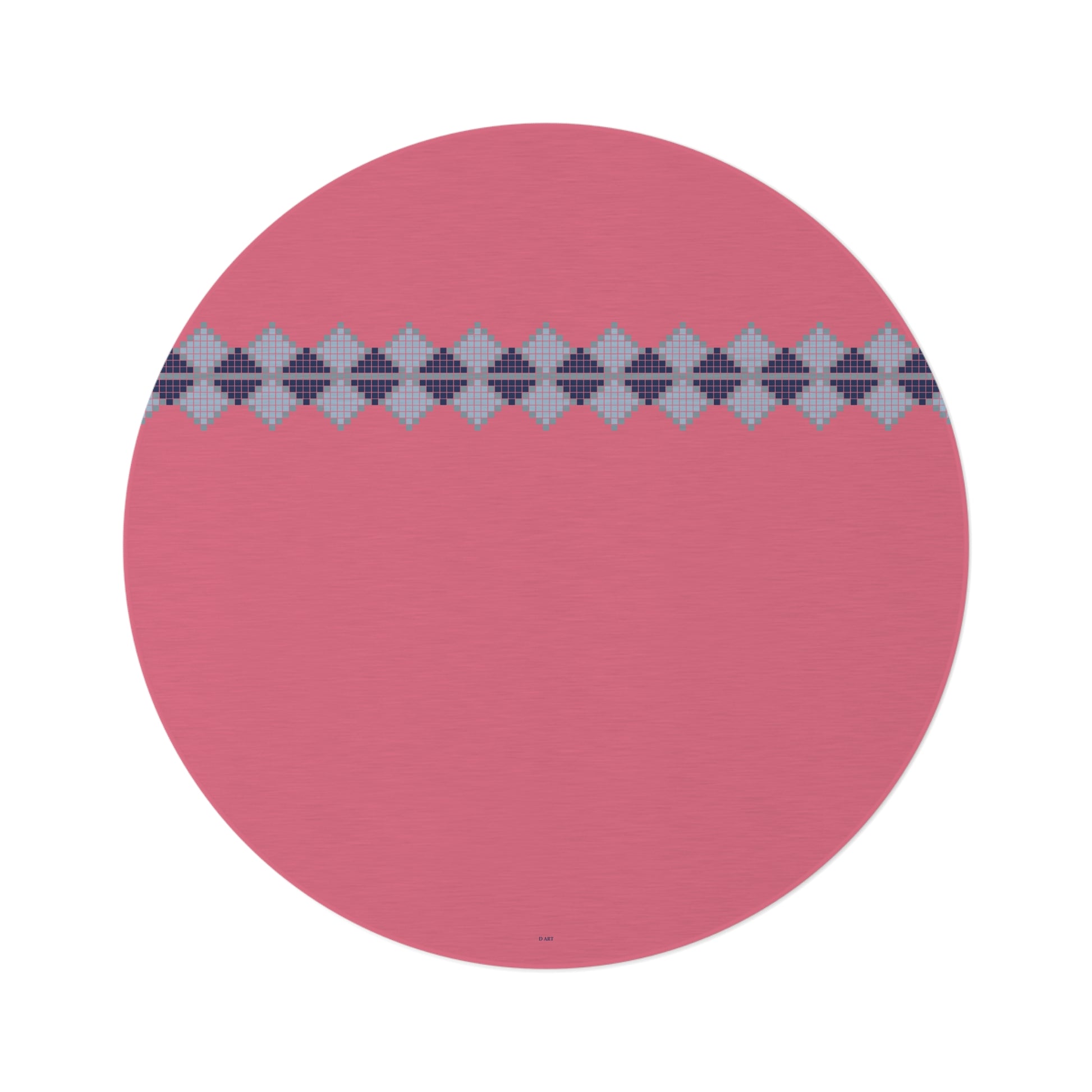 Pink Lagoon round area rug - D ART Studio