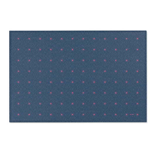 Midnight Blossom Glimmer area rug