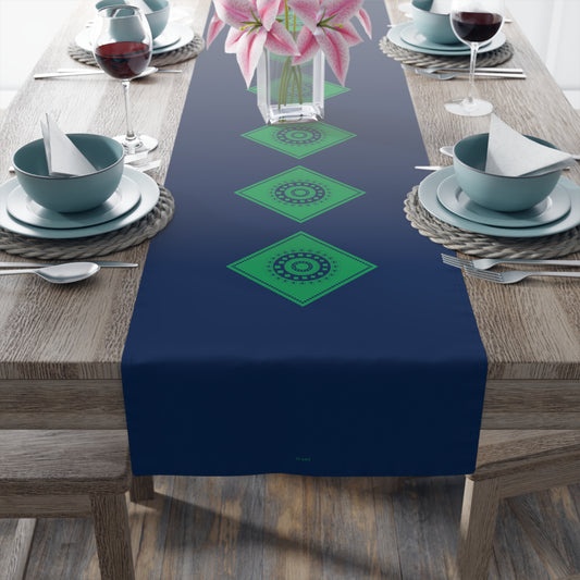 Emerald Nightfall table runner