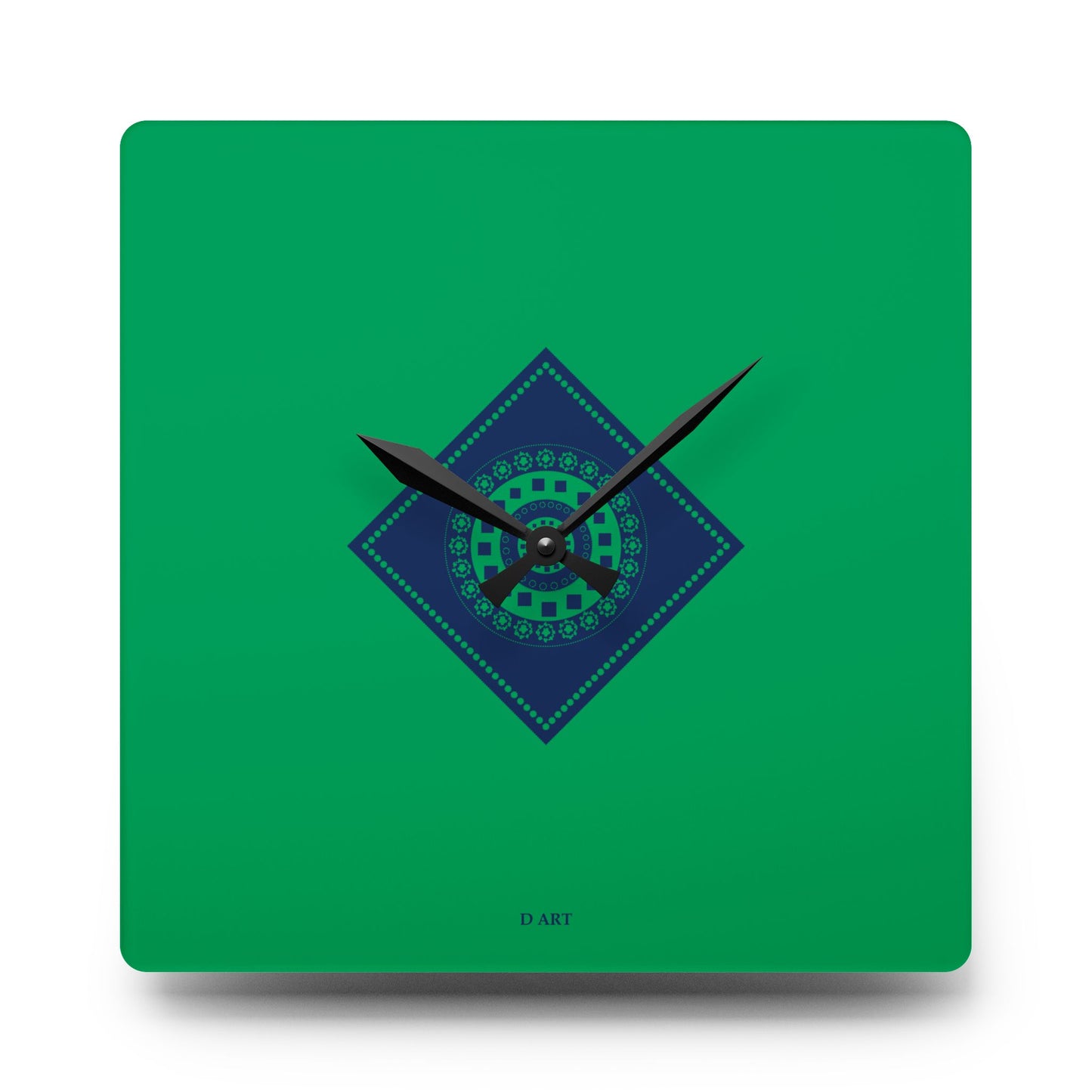 Emerald Nightfall wall clock - D ART Studio