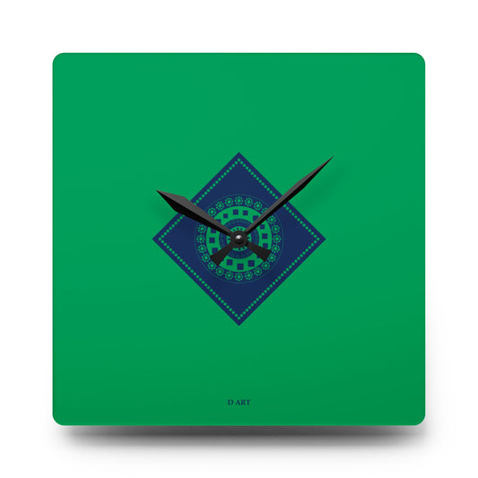 Emerald Nightfall wall clock - D ART Studio