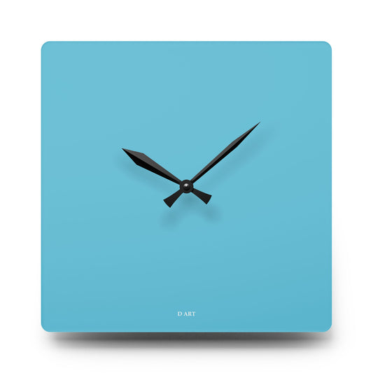 Turquoise Simplicity wall clock - D ART Studio