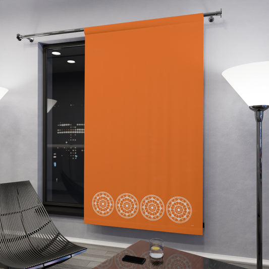 Sunset Blaze single panel blackout curtain