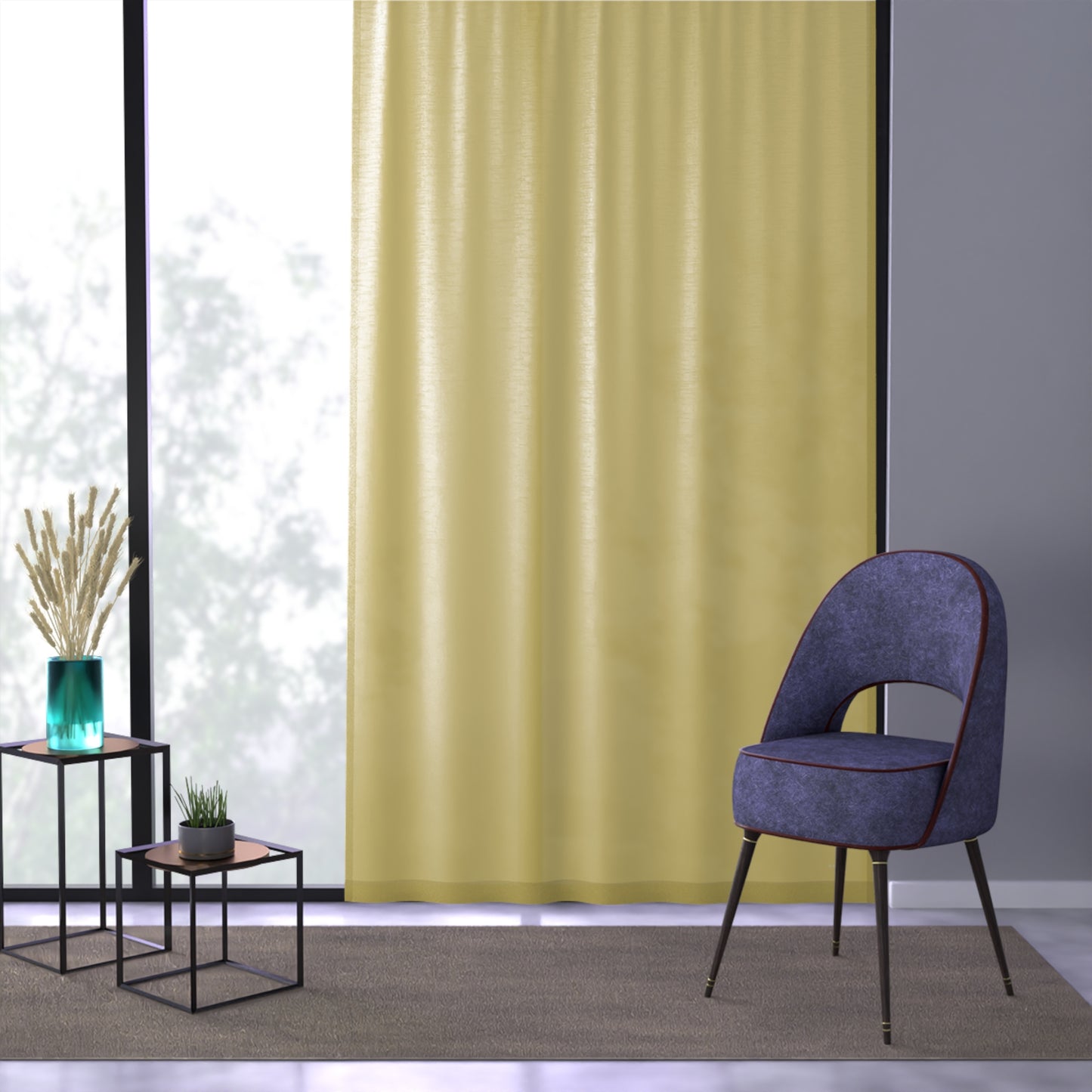 Mimosa Simplicity single panel sheer curtain - D ART Studio