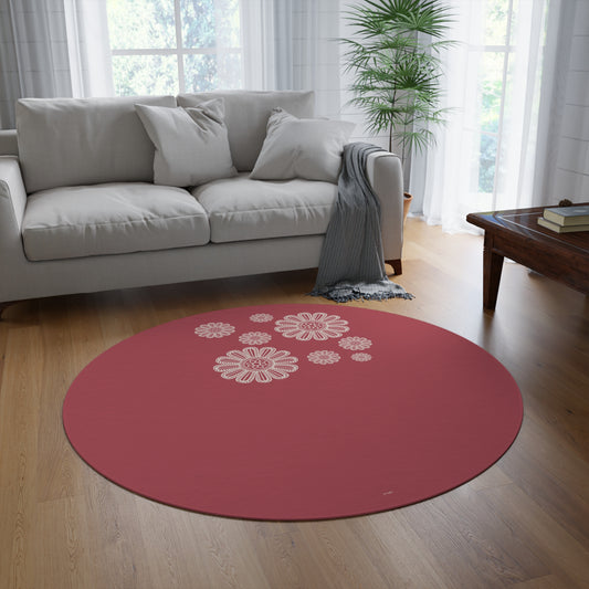 Almond Blossom round area rug