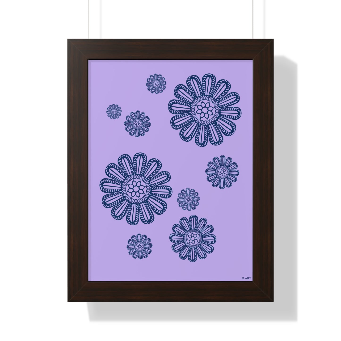 Dreamy Lilac framed art - D ART Studio