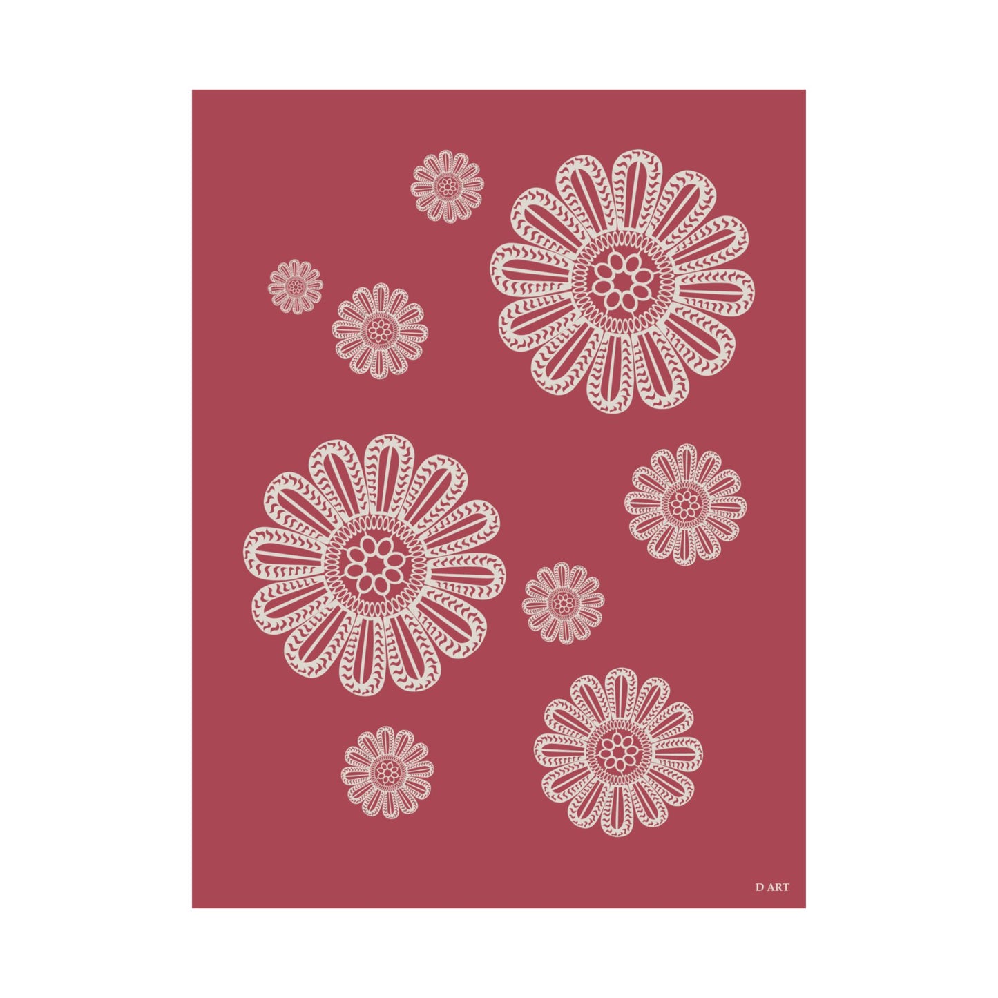 Almond Blossom matte poster - D ART Studio