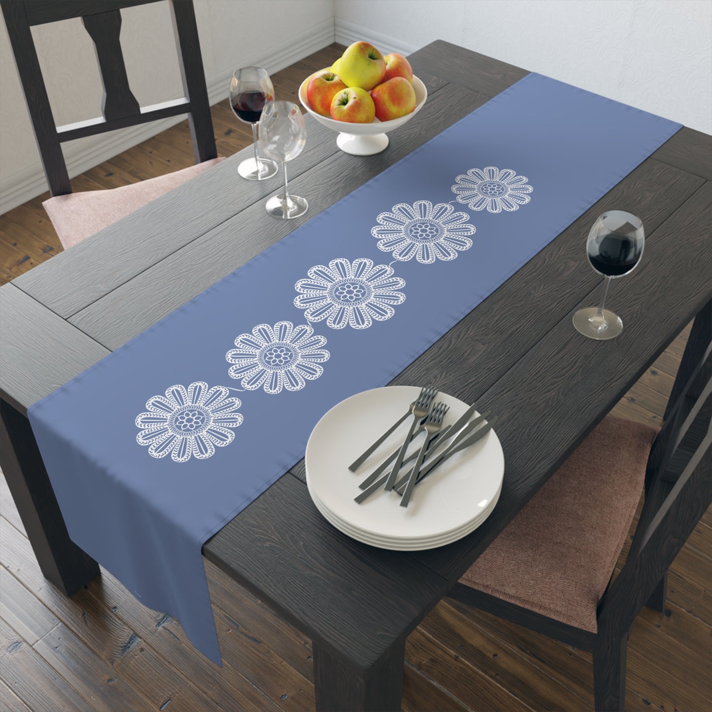 Skyline Serenity table runner