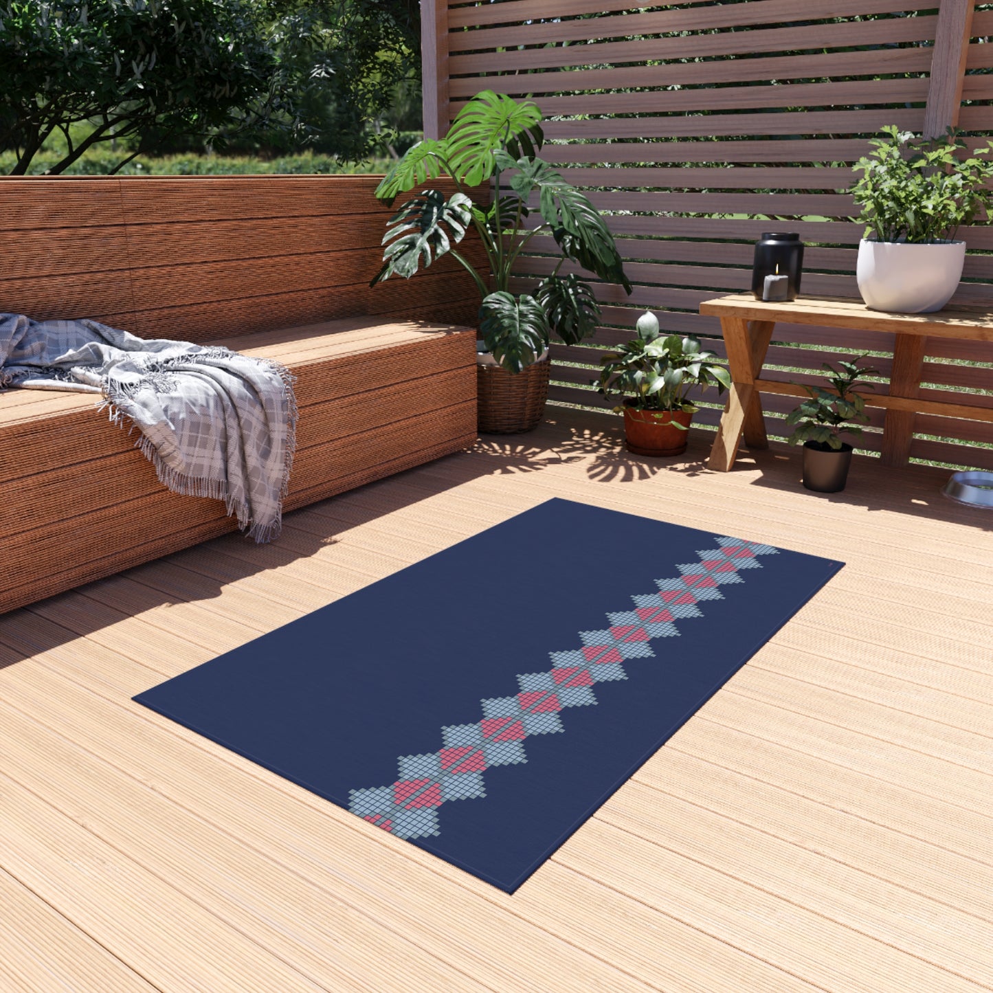 Blush Tides outdoor rug