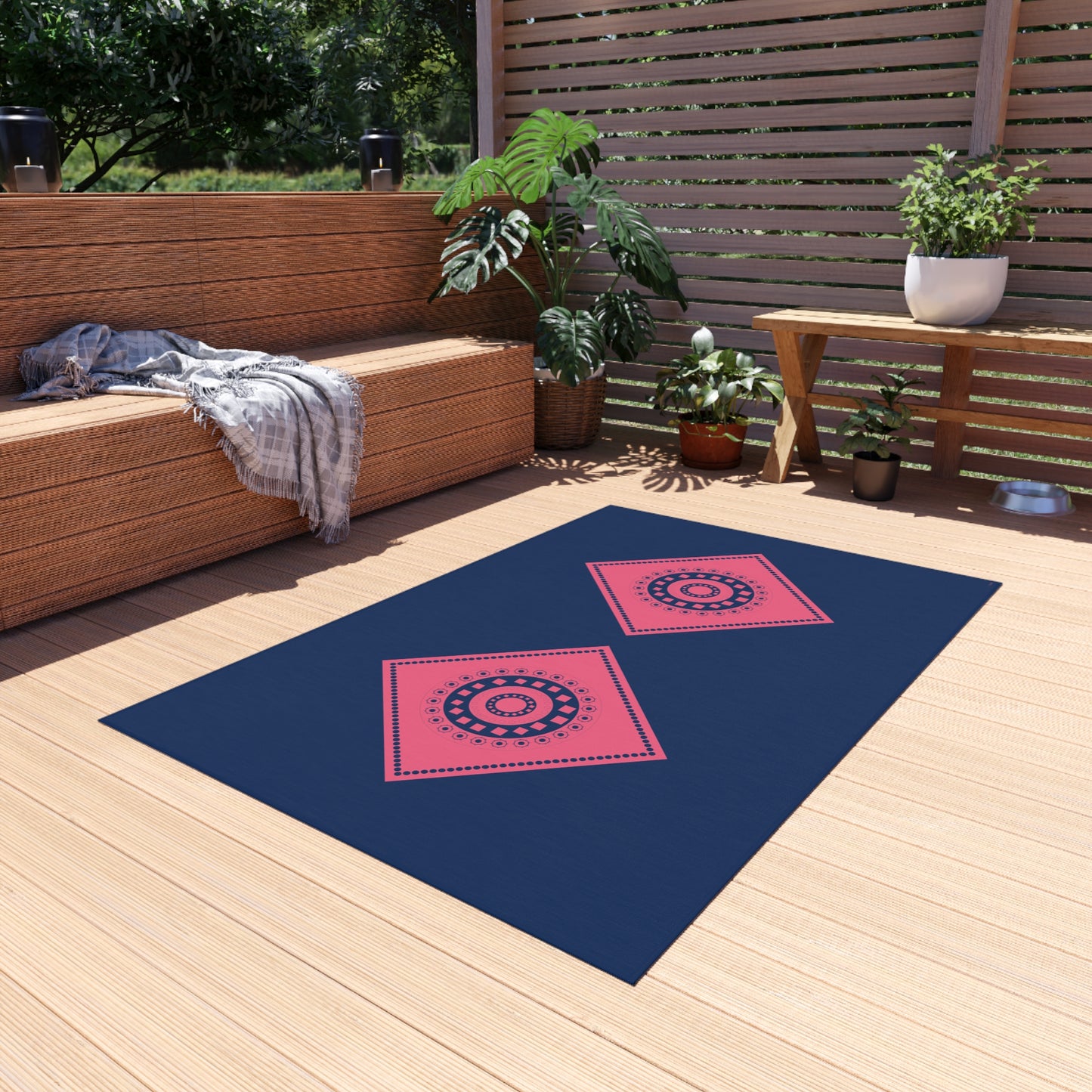 Rose Twilight outdoor rug - D ART Studio