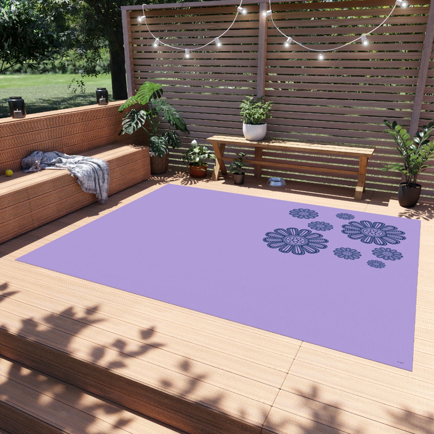 Dreamy Lilac outdoor rug - D ART Studio