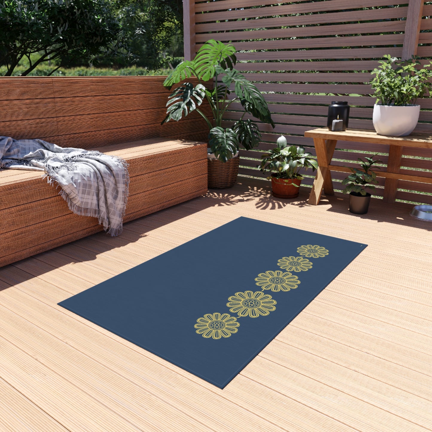 Sun on the String outdoor rug - D ART Studio