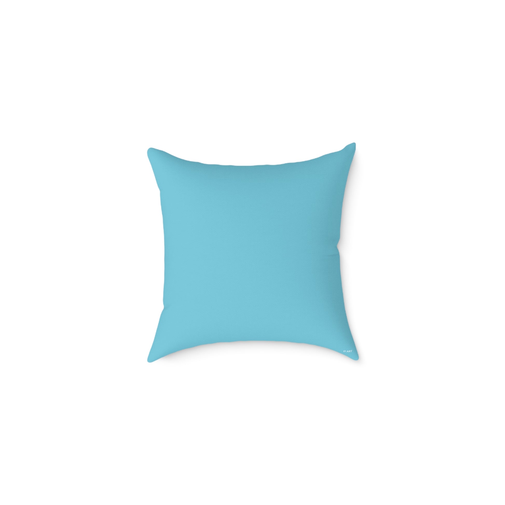 Turquoise Simplicity pillow - D ART Studio