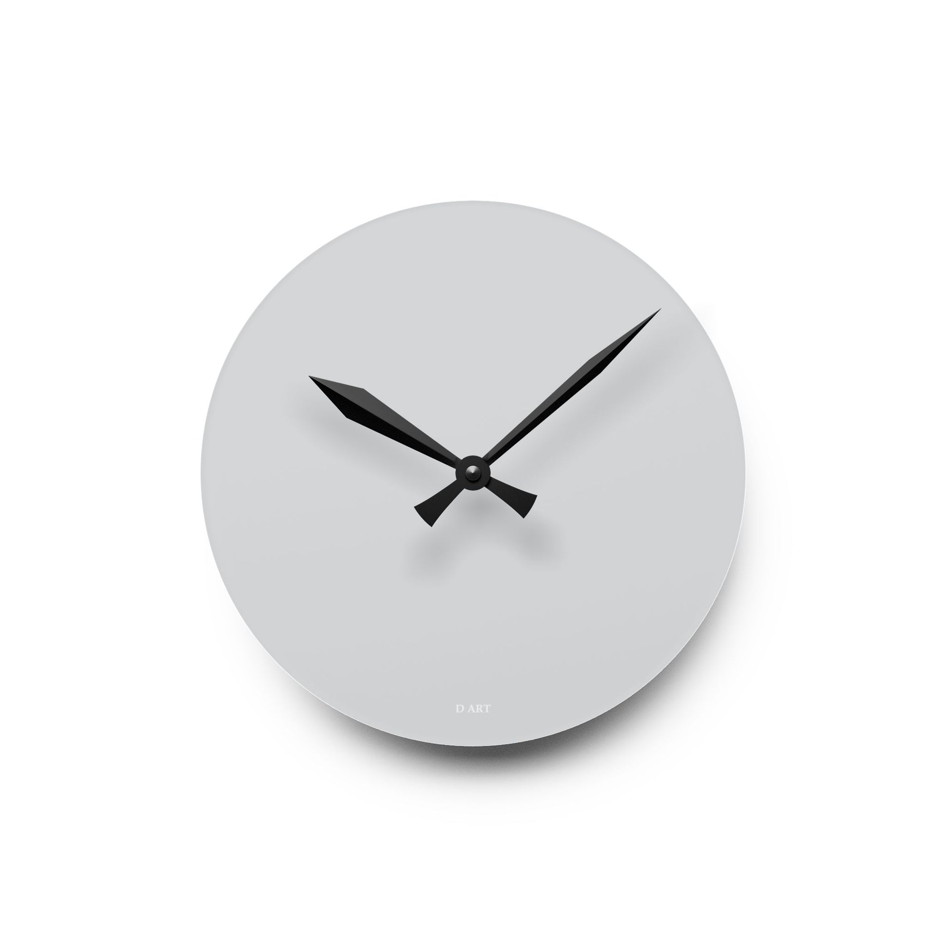 Gray Simplicity wall clock - D ART Studio