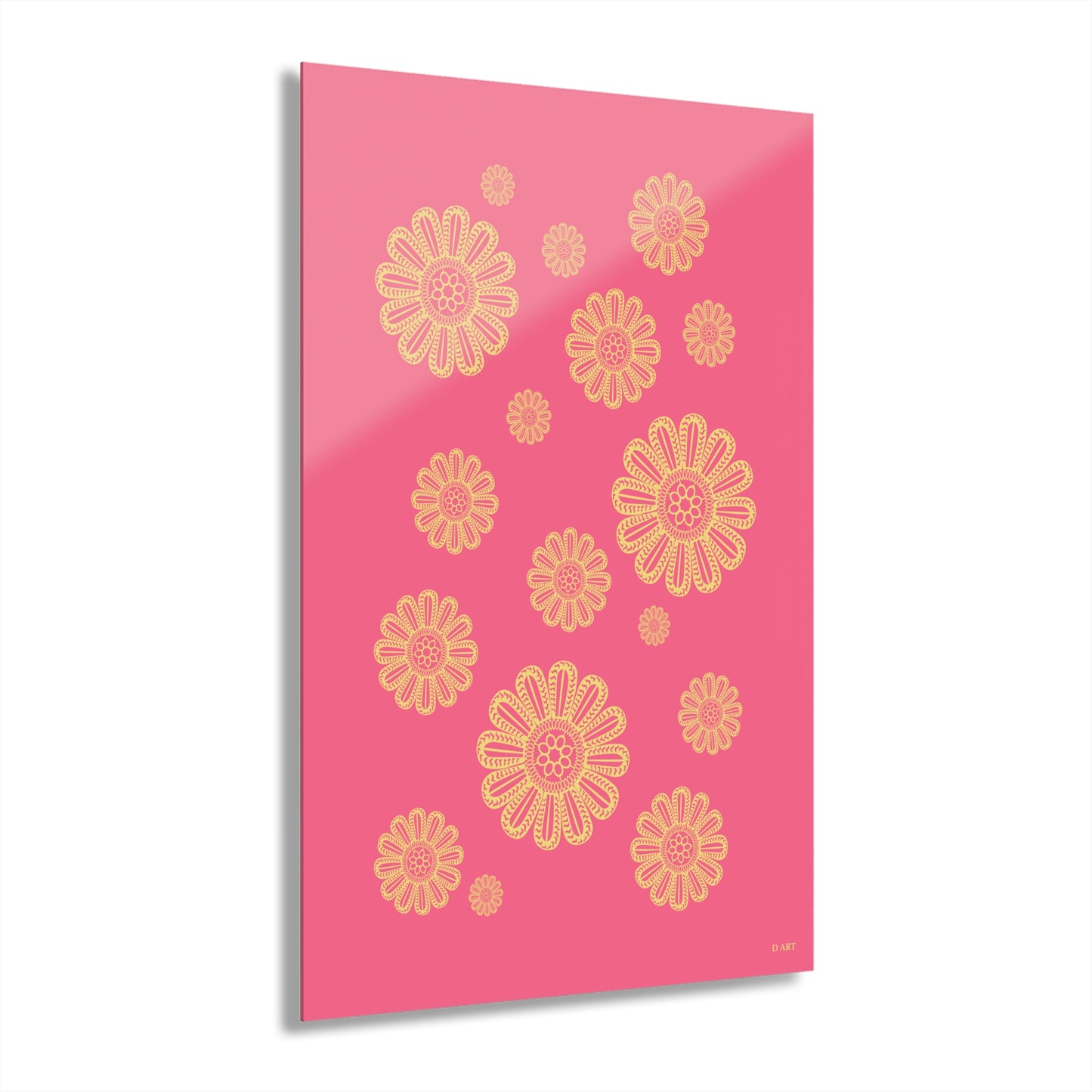 Pink Lemonade acrylic art - D ART Studio