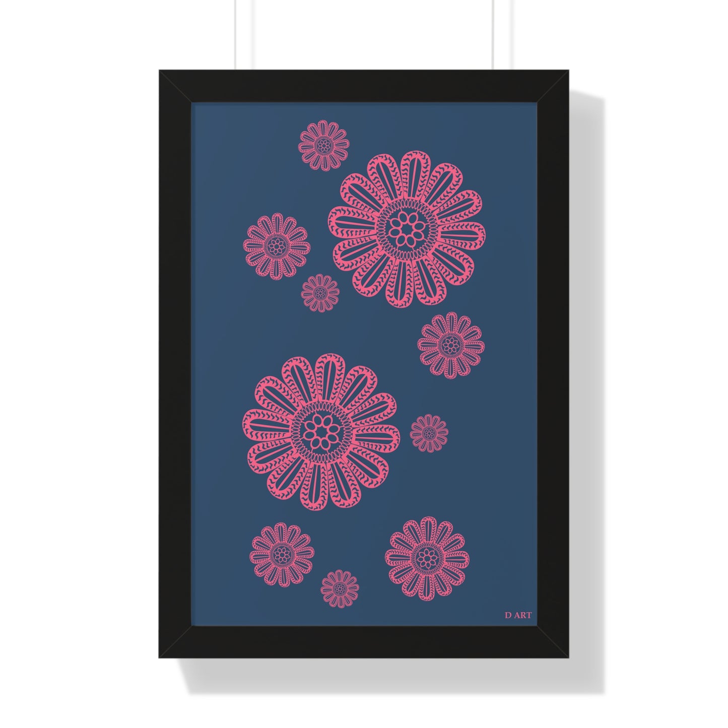 Midnight Blossoms framed art