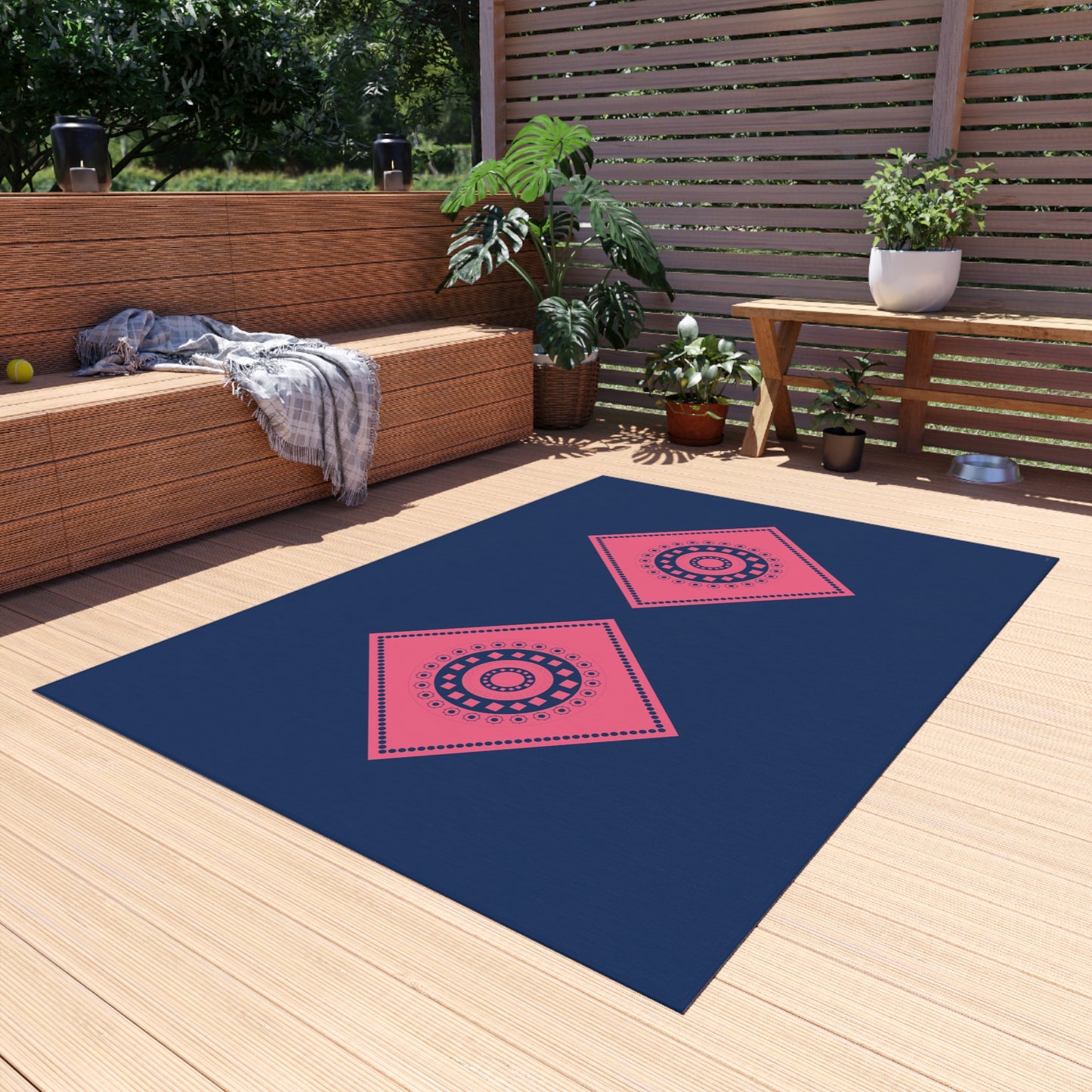 Rose Twilight outdoor rug - D ART Studio