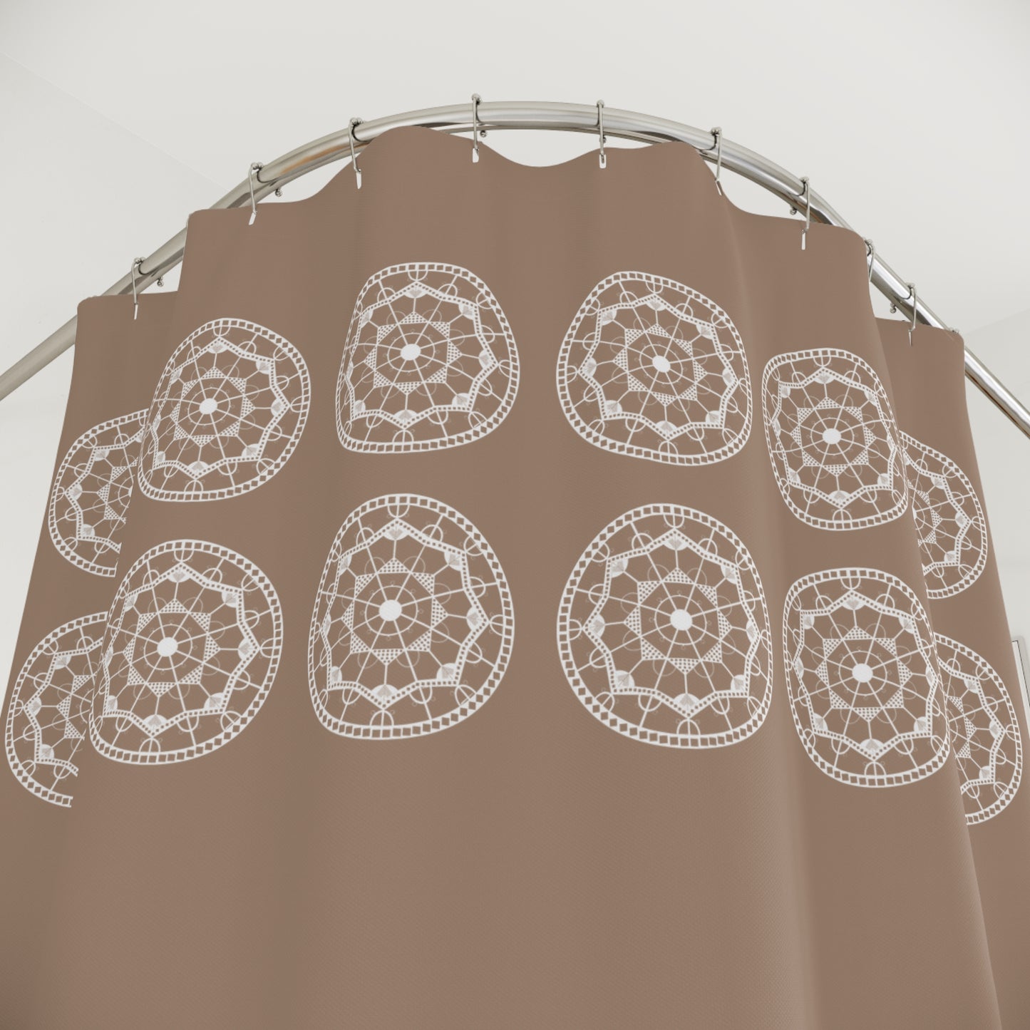 Earthy Horizon shower curtain