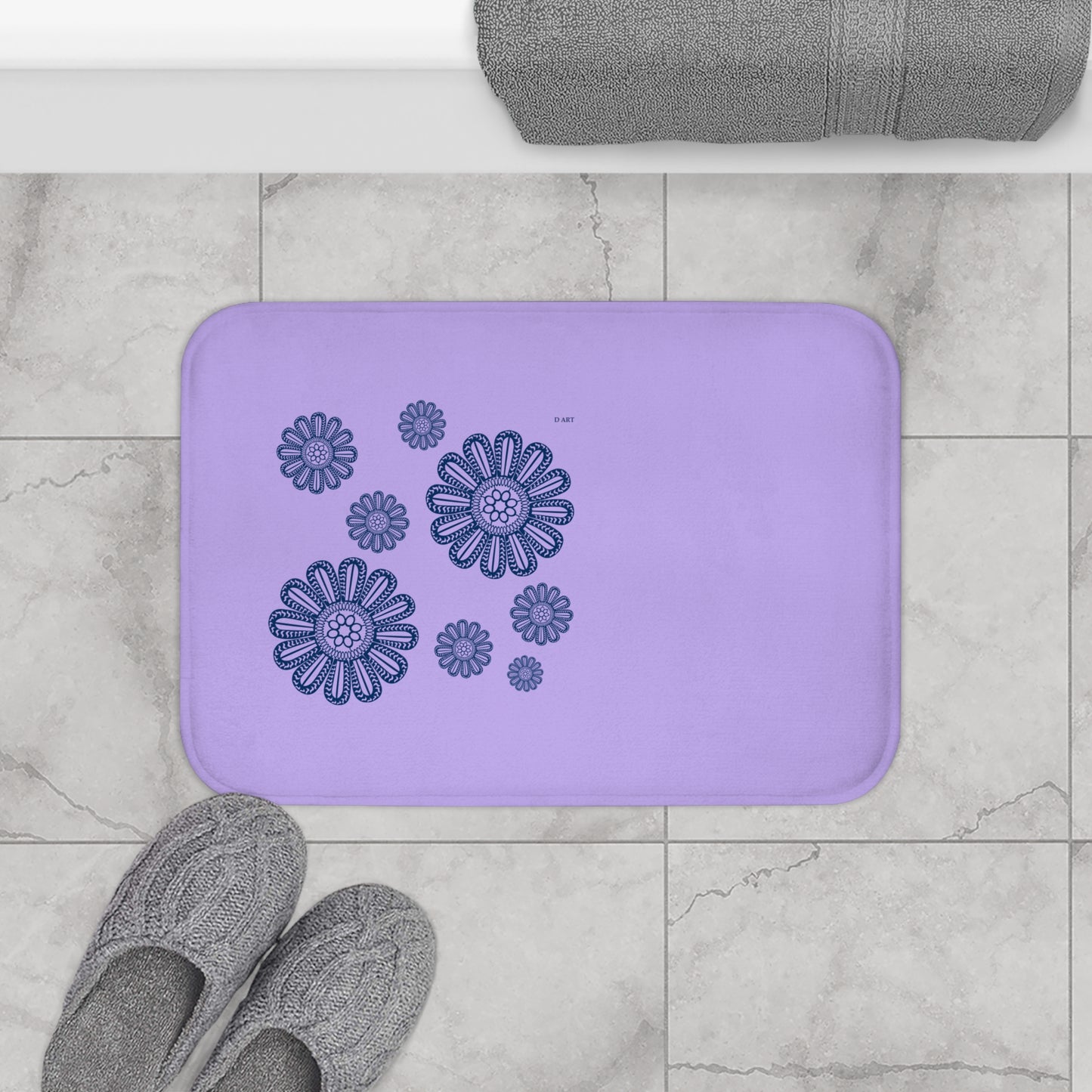 Dreamy Lilac bath mat