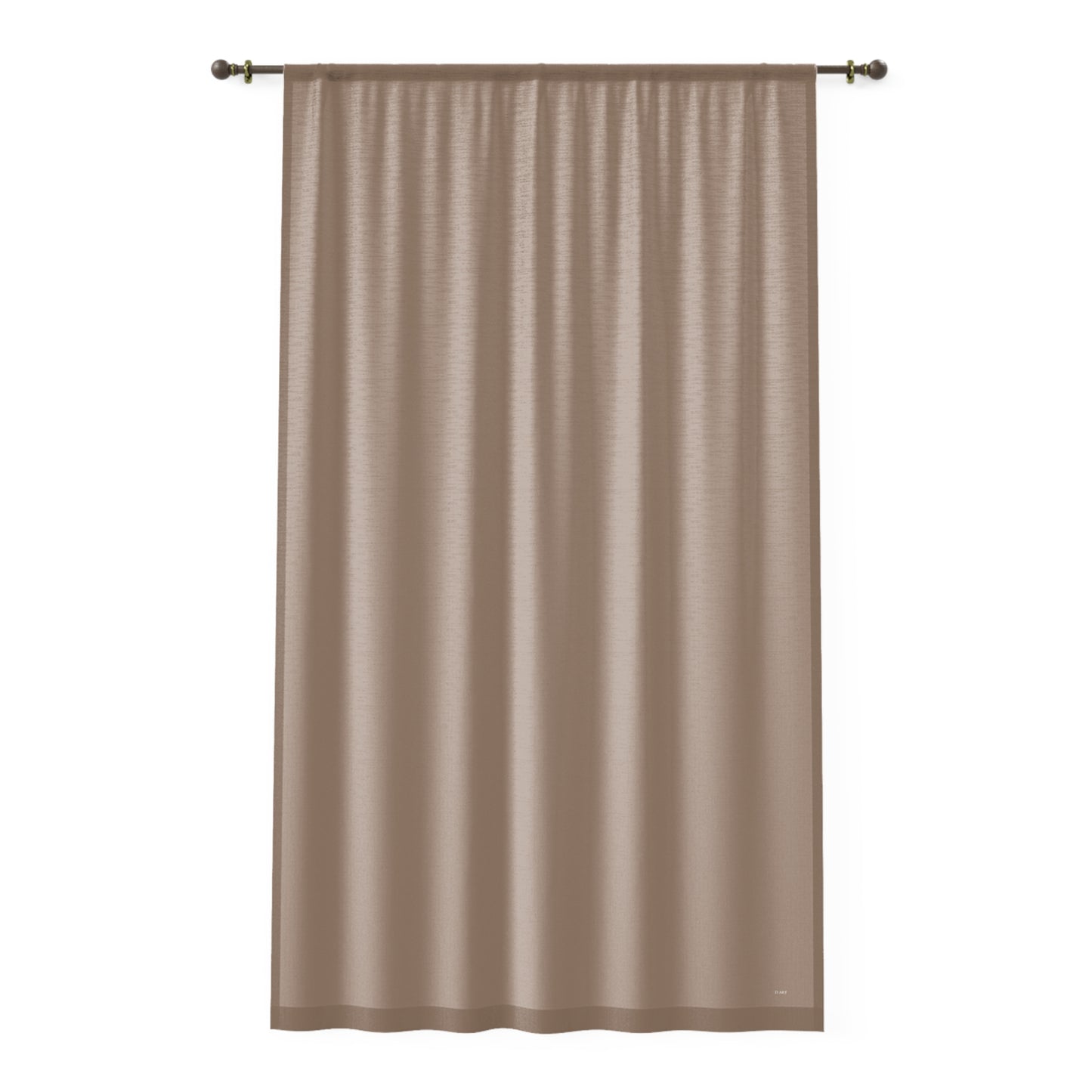 Hazel Simplicity single panel sheer curtain