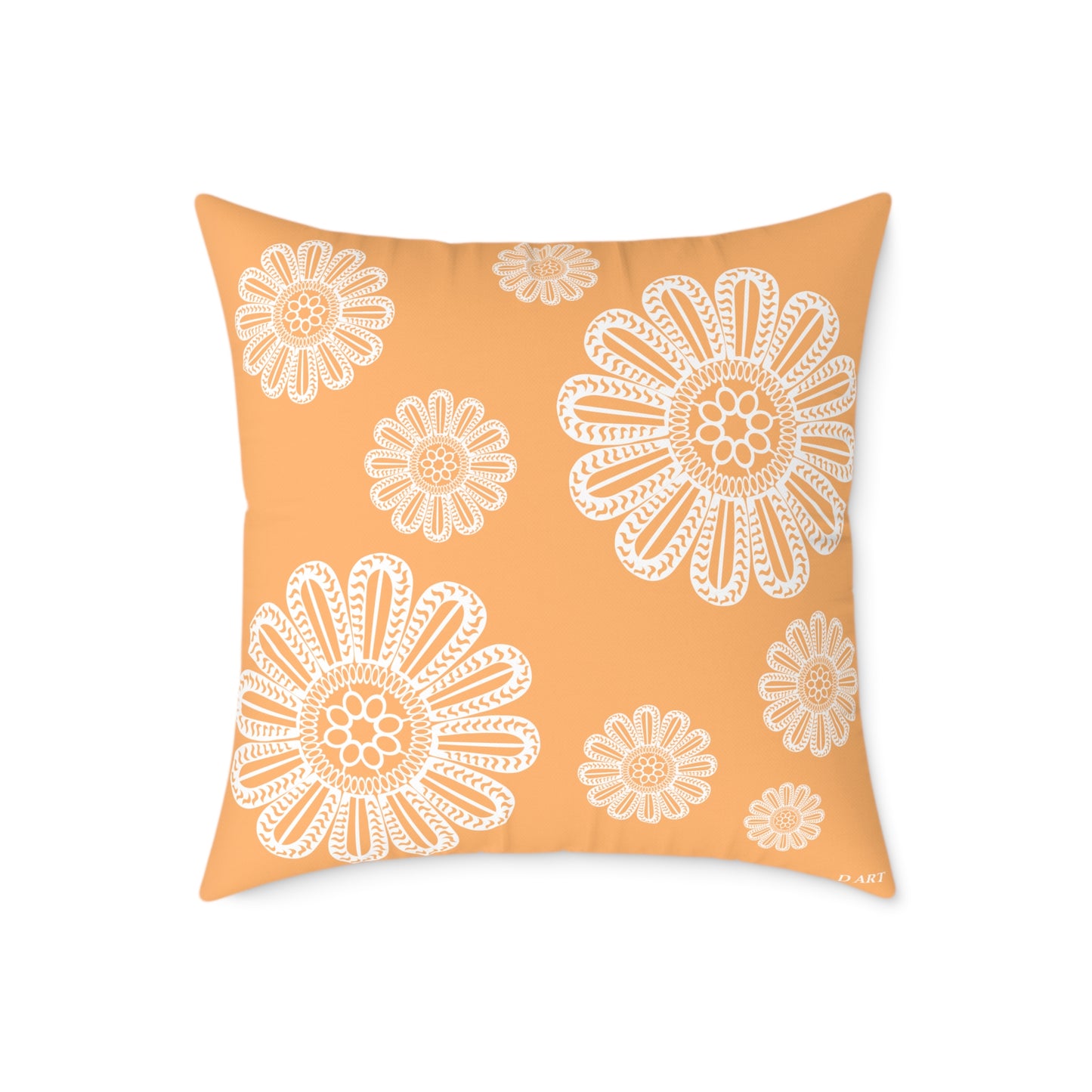 Peachy Sunset pillow - D ART Studio