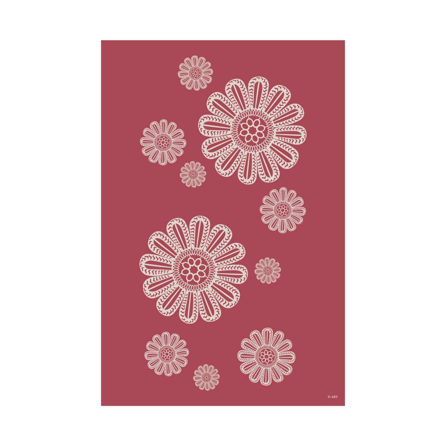 Almond Blossom matte poster - D ART Studio