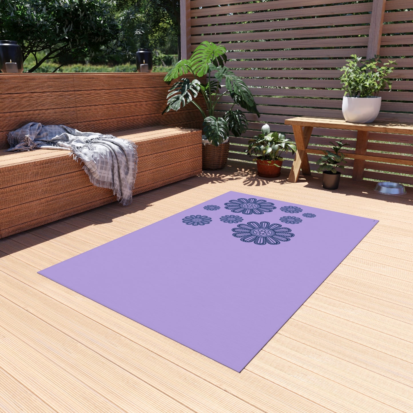 Dreamy Lilac outdoor rug - D ART Studio