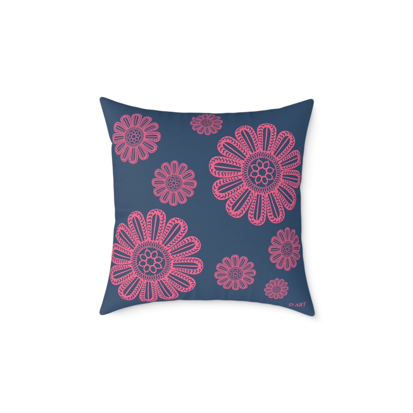 Midnight Blossoms pillow - D ART Studio