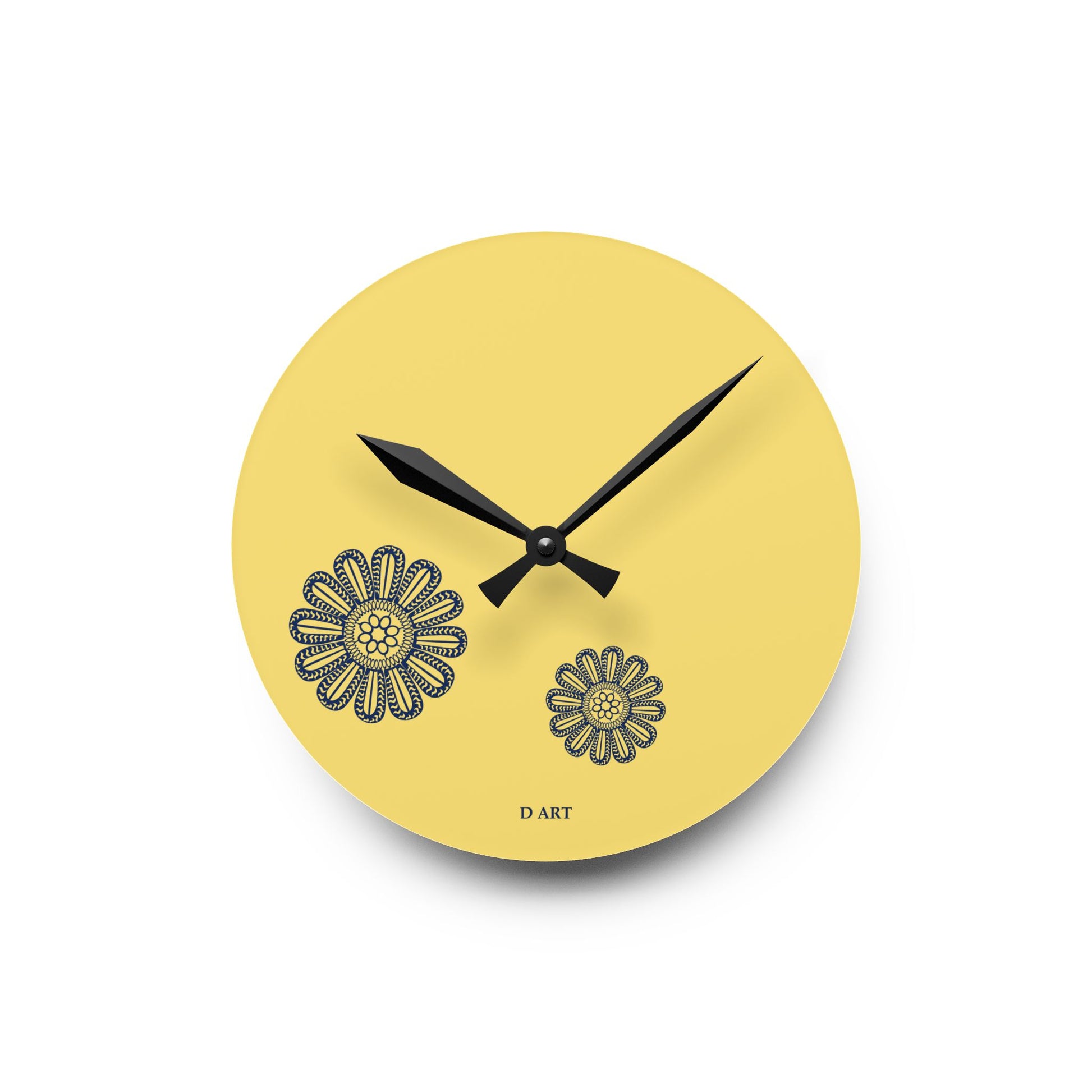 Sunlit Navy wall clock - D ART Studio