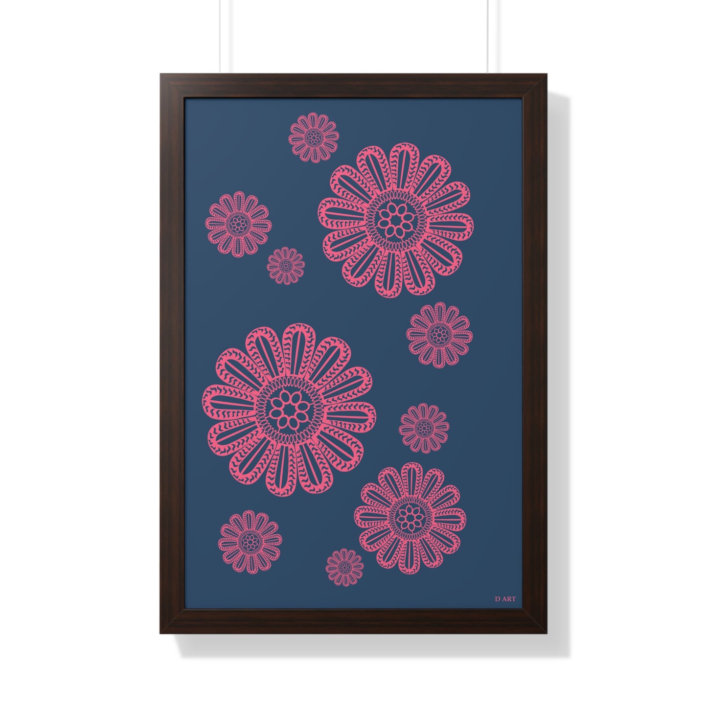 Midnight Blossoms framed art