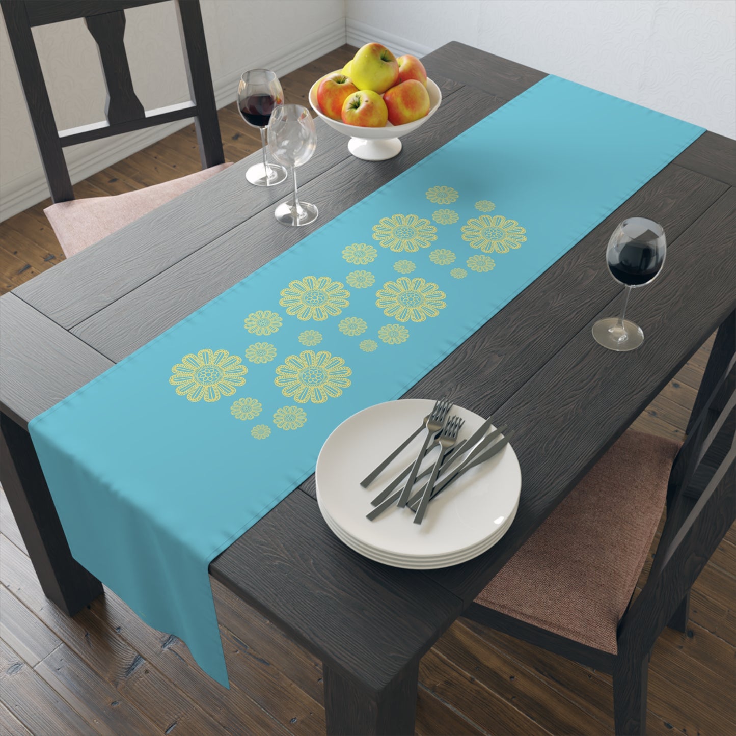 Turquoise Delight table runner