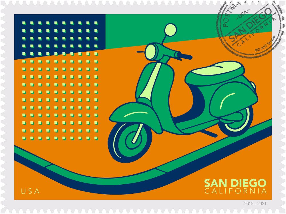 California inspired art prints