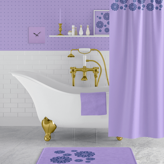 Dreamy Lilac bath mat