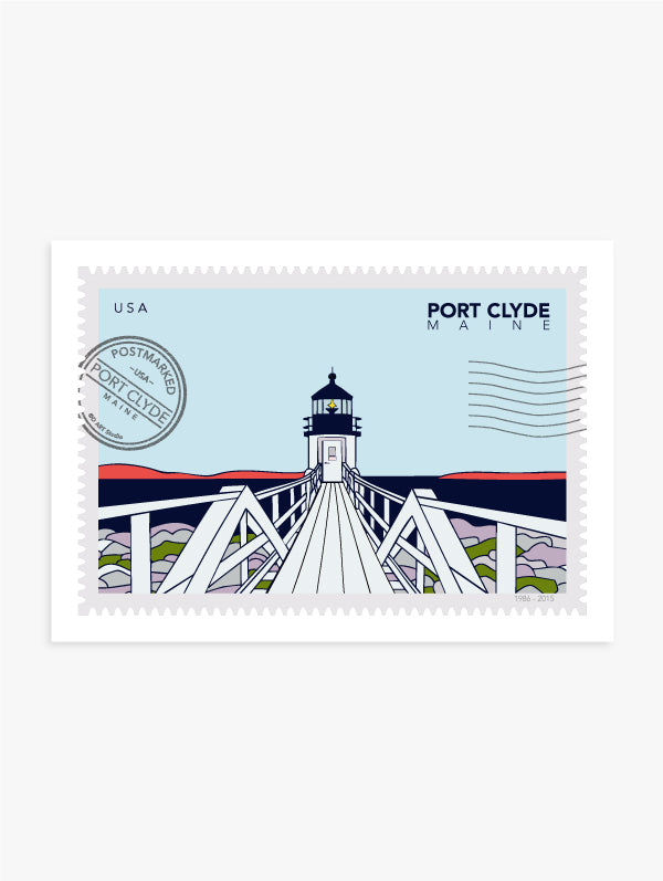 Marshall Point Lighthouse No.1 Greeting Cards (Pack of 10)